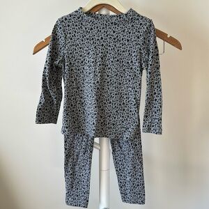 Old Navy Heart Leopard Print Set 3T